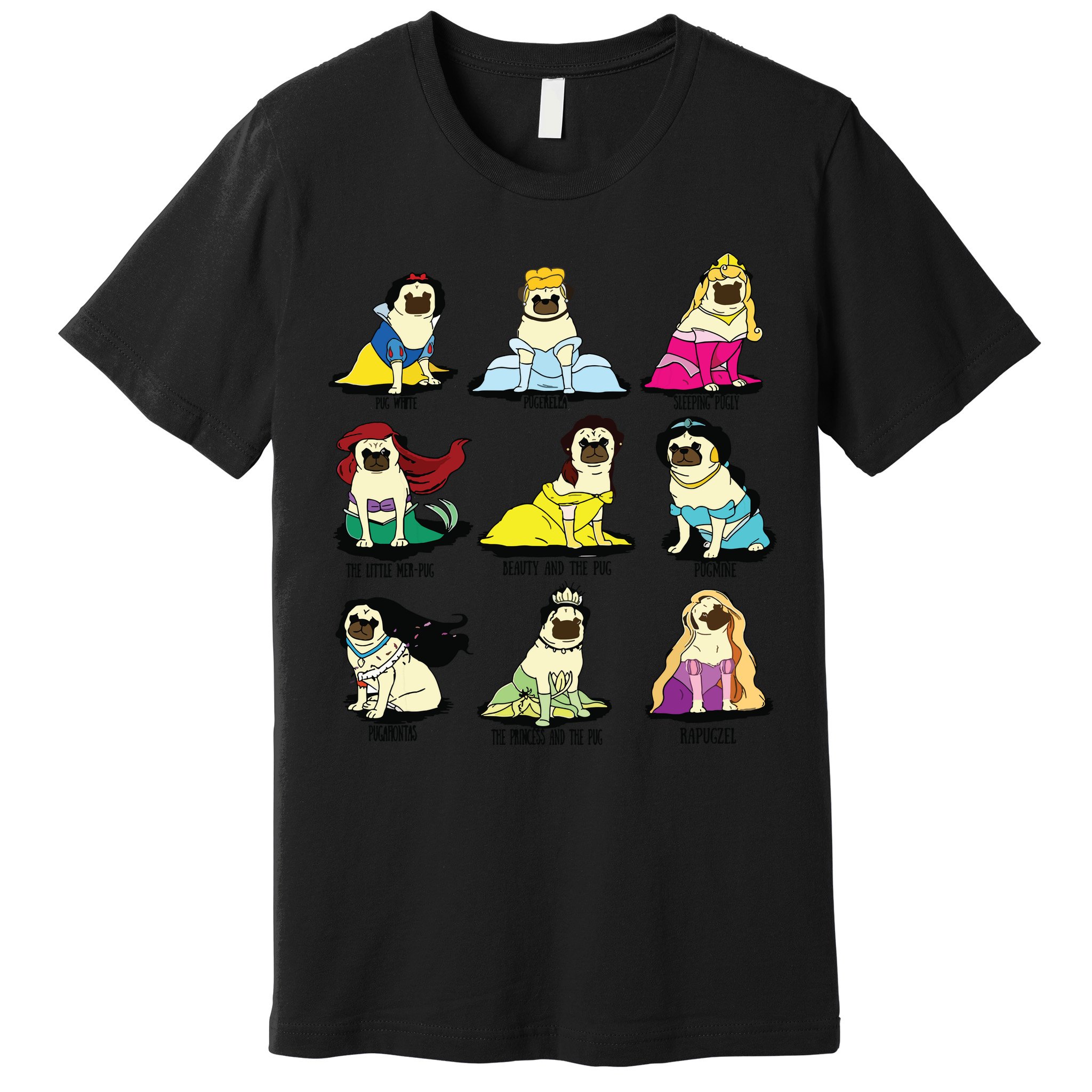 Princess Pug Premium T-Shirt