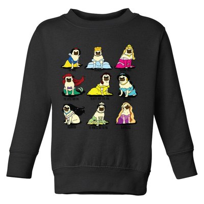 Princess Pug Toddler Sweatshirt
