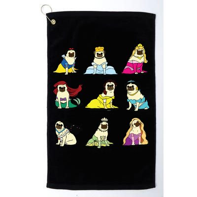 Princess Pug Golf Towel