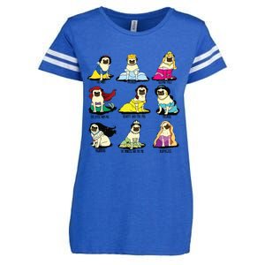 Princess Pug Enza Ladies Jersey Football T-Shirt