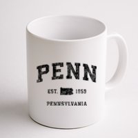 Penn Pennsylvania Pa Vintage Established Athletic Sports Design Coffee Mug