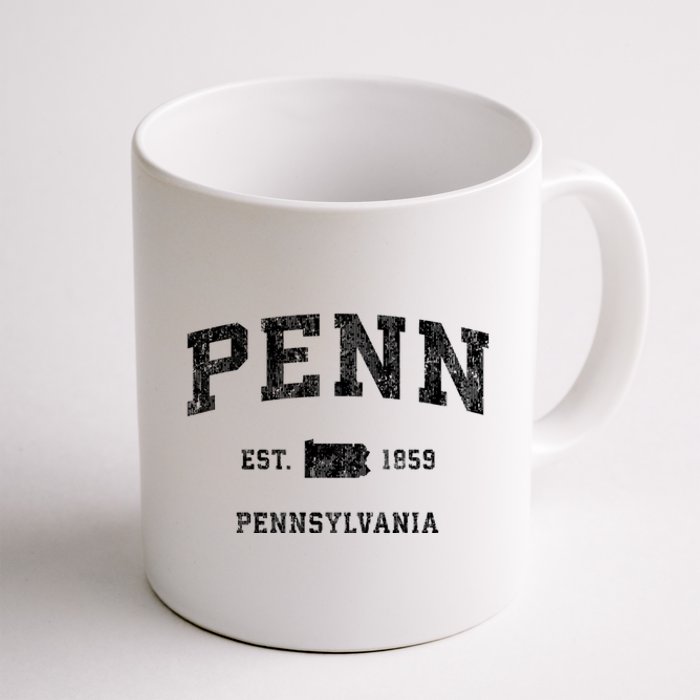 Penn Pennsylvania Pa Vintage Established Athletic Sports Design Coffee Mug