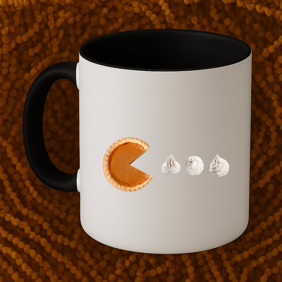Pacman Pumpkin Pie Mug