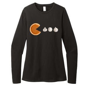 Pacman Pumpkin Pie Womens CVC Long Sleeve Shirt