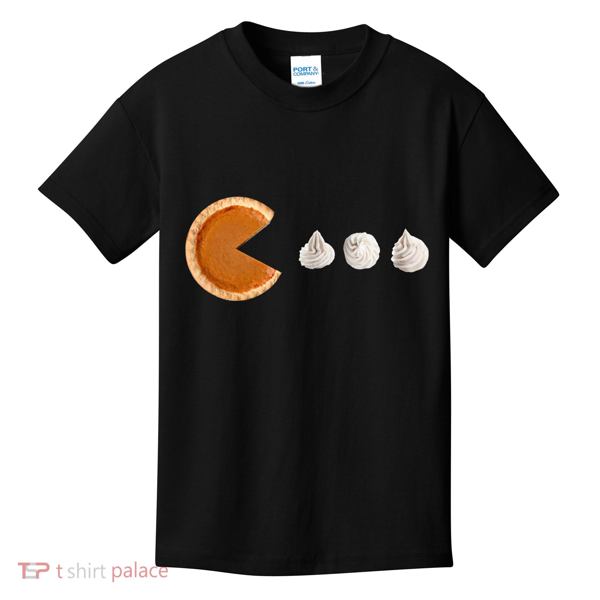 Pacman Pumpkin Pie Kids T-Shirt