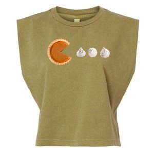 Pacman Pumpkin Pie Garment-Dyed Women's Muscle Tee