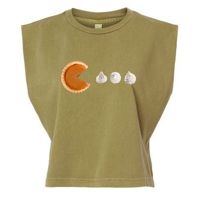 Pacman Pumpkin Pie Garment-Dyed Women's Muscle Tee