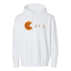 Pacman Pumpkin Pie Garment-Dyed Fleece Hoodie