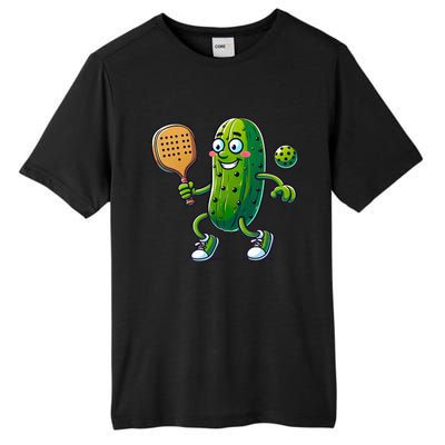 Pickleball Pickle Player Funny  Tall Fusion ChromaSoft Performance T-Shirt