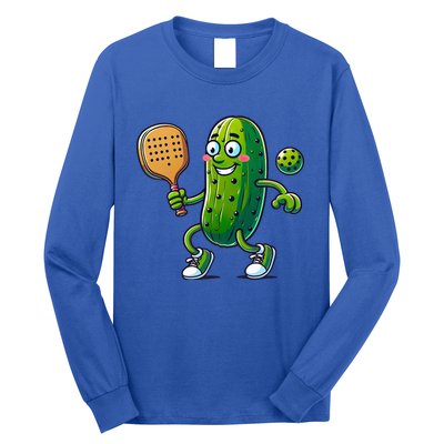 Pickleball Pickle Player Funny  Long Sleeve Shirt