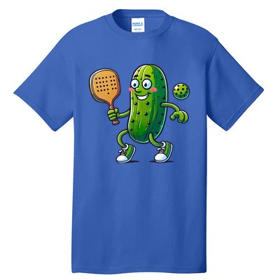 Pickleball Pickle Player Funny  Tall T-Shirt