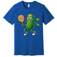 Pickleball Pickle Player Funny  Premium T-Shirt