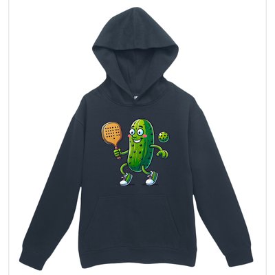 Pickleball Pickle Player Funny  Urban Pullover Hoodie