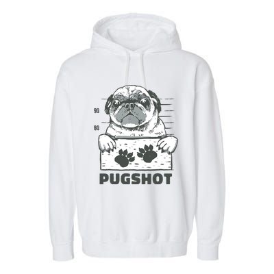 Pugshot Pug Garment-Dyed Fleece Hoodie