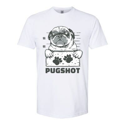 Pugshot Pug Softstyle CVC T-Shirt