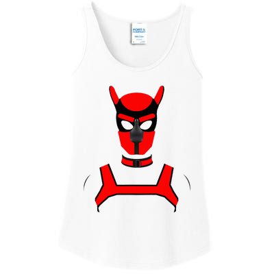 Puppy Play Pups Gay P.R.I.D.E Red Ladies Essential Tank