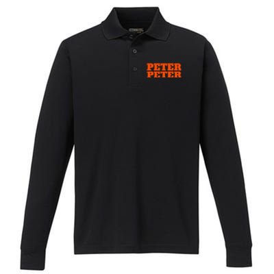 Peter Peter Pumpkin Eater Halloween Couples Costume Performance Long Sleeve Polo