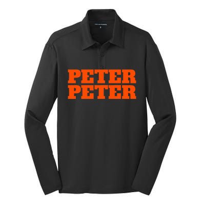 Peter Peter Pumpkin Eater Halloween Couples Costume Silk Touch Performance Long Sleeve Polo