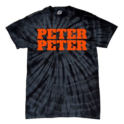 Peter Peter Pumpkin Eater Halloween Couples Costume Tie-Dye T-Shirt