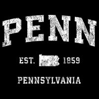 Penn Pennsylvania Pa Vintage Athletic Sports Backpack