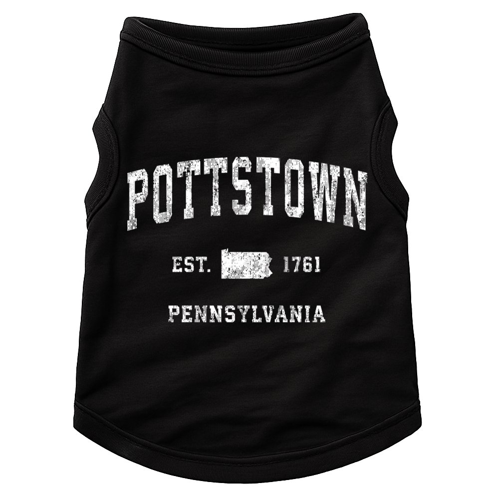 Pottstown Pennsylvania Pa Vintage Athletic Sports Doggie Tank
