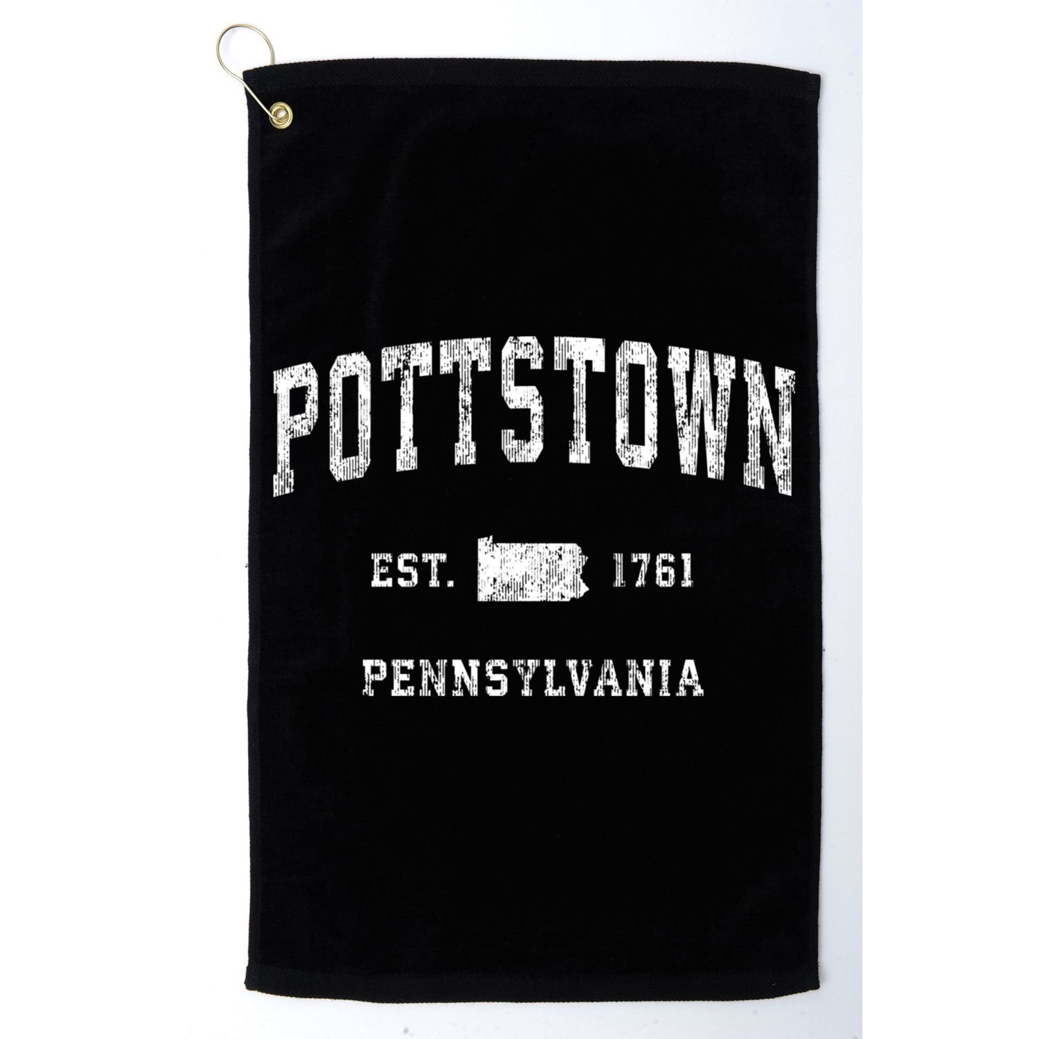 Pottstown Pennsylvania Pa Vintage Athletic Sports Golf Towel