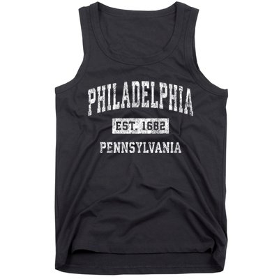 Philadelphia Pennsylvania Pa Vintage Sports Tank Top