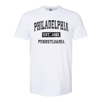 Philadelphia Pennsylvania Pa Vintage Sports Softstyle CVC T-Shirt