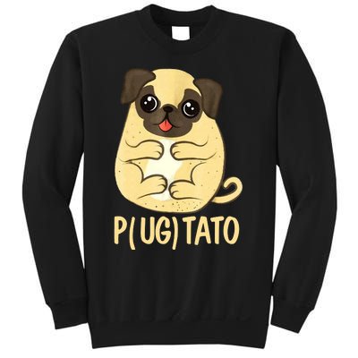 Pugtato Pug Potato Dog Lover Sweatshirt