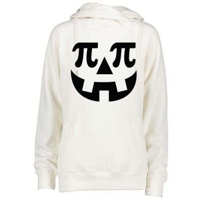 Pumpkin Pi Pie  Punny Halloween Costume Math Pun Womens Funnel Neck Pullover Hood