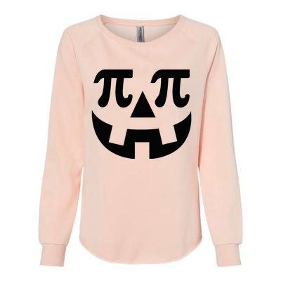 Pumpkin Pi Pie  Punny Halloween Costume Math Pun Womens California Wash Sweatshirt