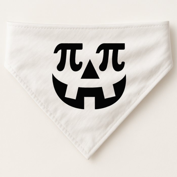 Pumpkin Pi Pie  Punny Halloween Costume Math Pun USA-Made Doggie Bandana