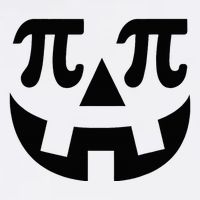 Pumpkin Pi Pie  Punny Halloween Costume Math Pun USA-Made Doggie Bandana
