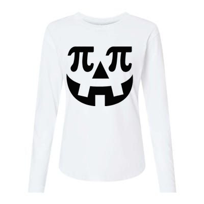 Pumpkin Pi Pie  Punny Halloween Costume Math Pun Womens Cotton Relaxed Long Sleeve T-Shirt