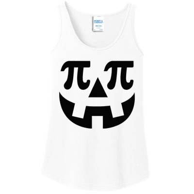 Pumpkin Pi Pie  Punny Halloween Costume Math Pun Ladies Essential Tank