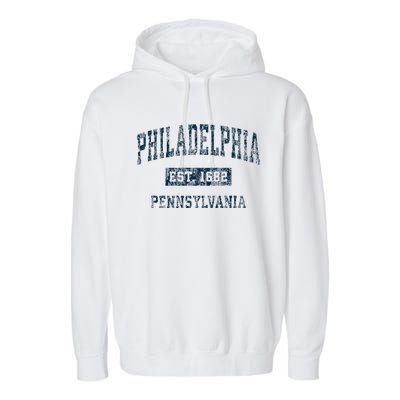 Philadelphia Pennsylvania Pa Garment-Dyed Fleece Hoodie