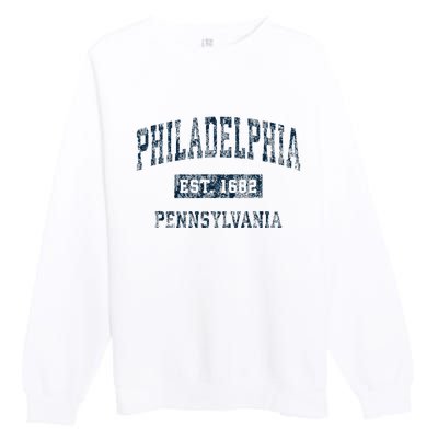 Philadelphia Pennsylvania Pa Premium Crewneck Sweatshirt