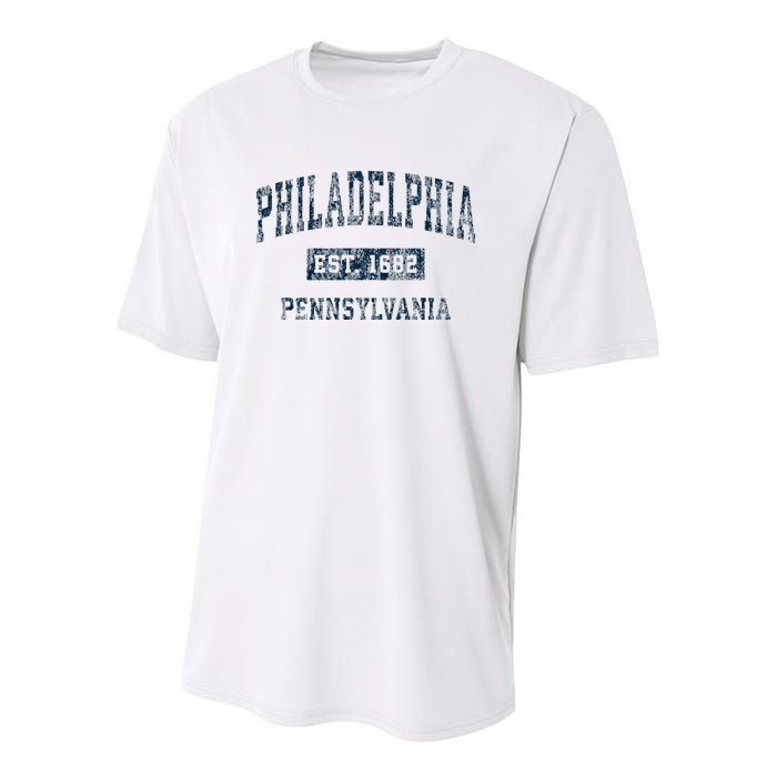 Philadelphia Pennsylvania Pa Youth Performance Sprint T-Shirt