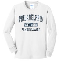 Philadelphia Pennsylvania Pa Kids Long Sleeve Shirt