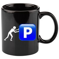 Pushin P 11oz C Handle Ceramic Mug
