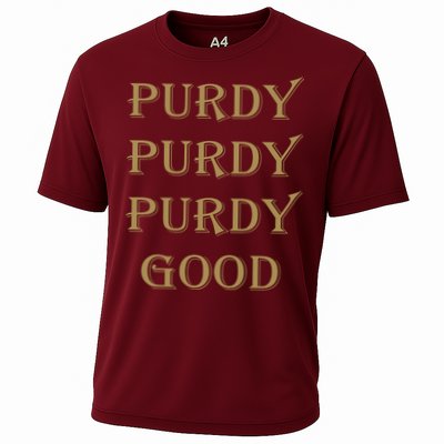 Purdy Purdy Purdy Good Football Quarterback Performance Shirt
