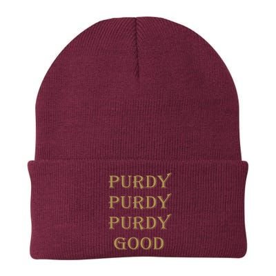 Purdy Purdy Purdy Good Football Quarterback Beanie