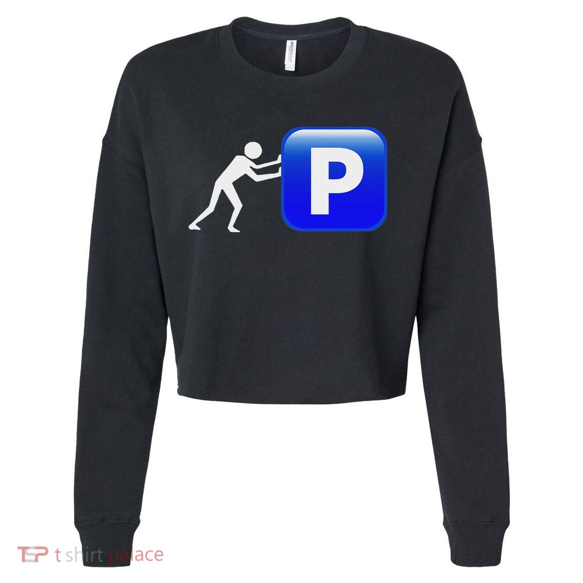 Pushin P Cropped Pullover Crew