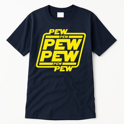 Pew Pew Pew Humor Meme Quote Costume Tall T-Shirt