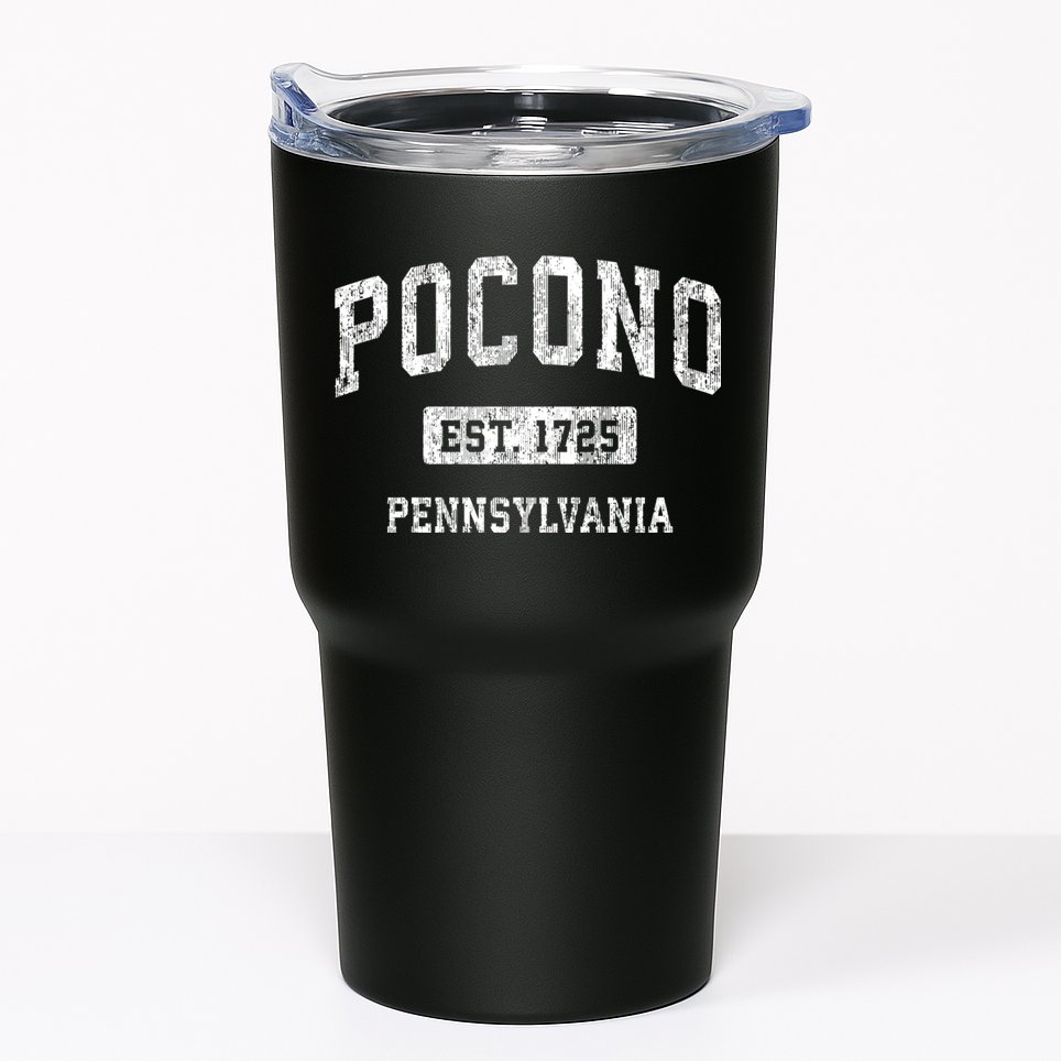 Pocono Pennsylvania Pa Vintage Sports Tumbler