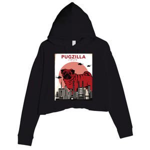 Pug Pugzilla Crop Fleece Hoodie