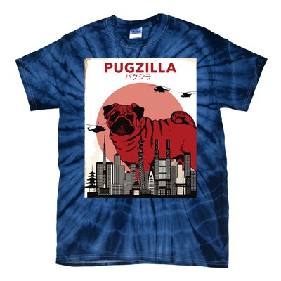 Pug Pugzilla Tie-Dye T-Shirt