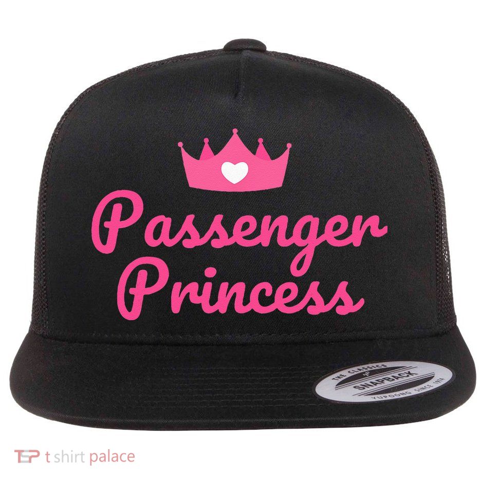 Princess Passenger Passenger Princess Flat Bill Trucker Hat