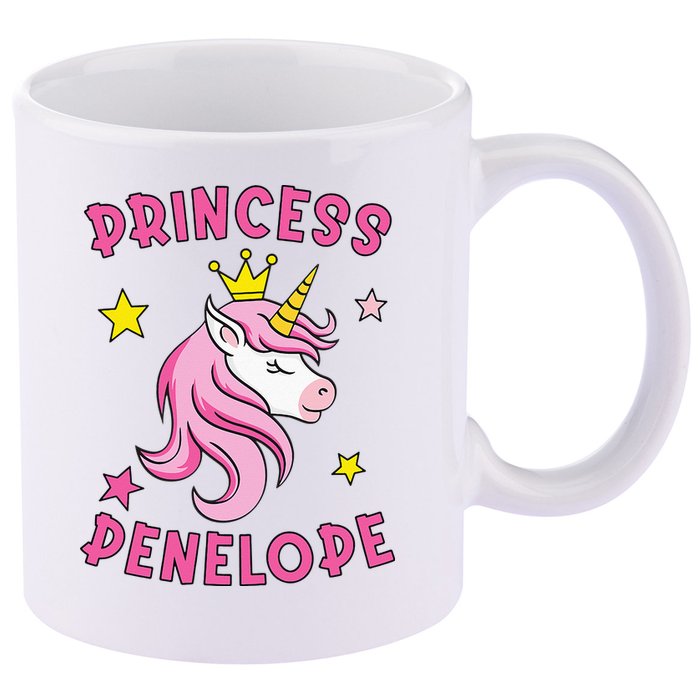 Princess Penelope 11oz C Handle Ceramic Mug