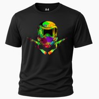 Paintball Player Paint Shooting Paintballer Air Gun Cooling Performance Crew T-Shirt